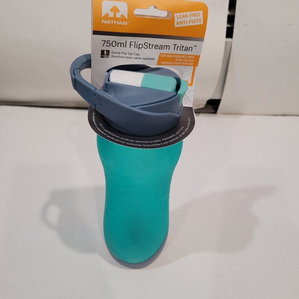 Nathan 750ml / 25oz Flipstream Tritan Water Bottle New